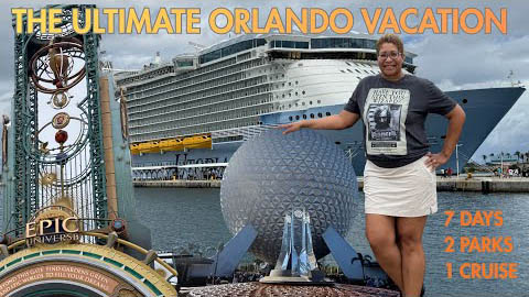 How to Spend a Week in Orlando! Two Theme Parks | One Cruise | Girls Trip Travel Vlog!